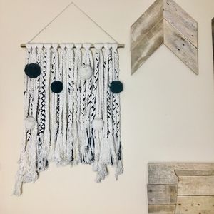 SET OF 5 Macrame Woven Tapestries